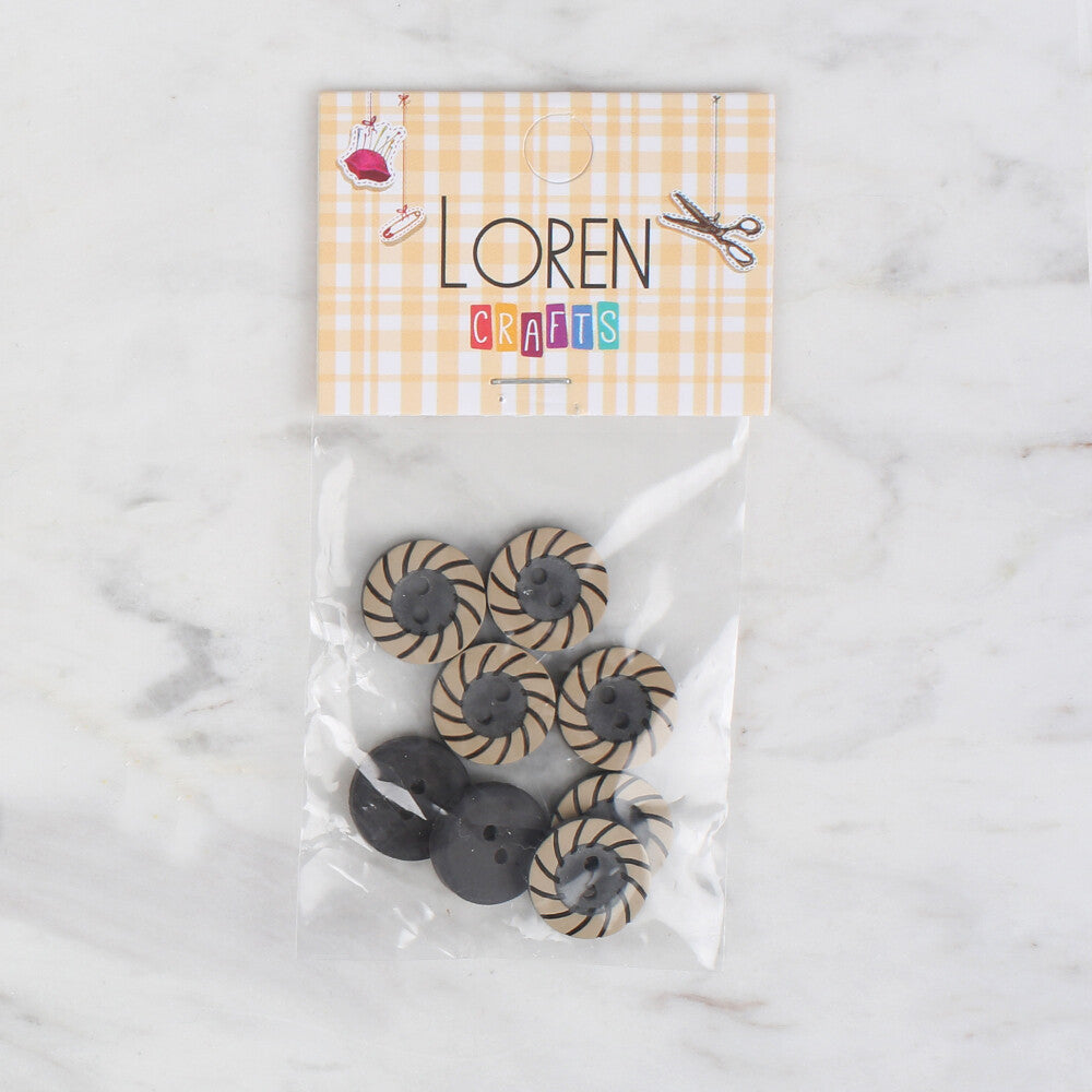 Loren Crafts 8 Pack Matte Black - 347