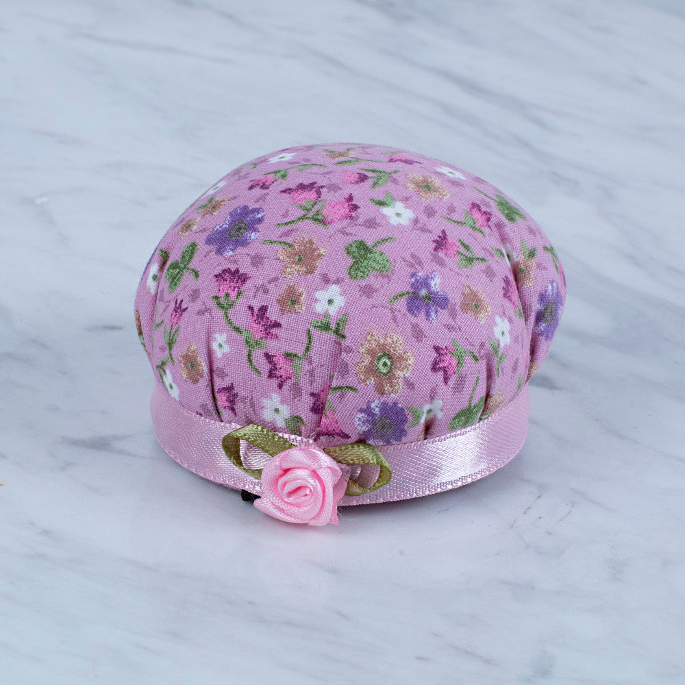 Loren Arm Pincushion, Flower Patterned - Pink