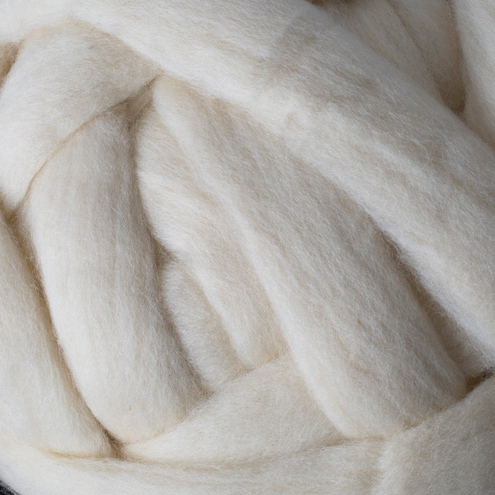 La Mia  Jumbo Merino Wool, Cream - J12
