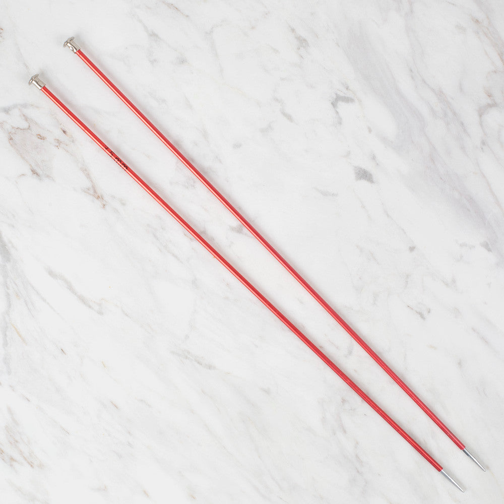 Loren Rythm Knitting Needle, Metal, 3,5mm, Red