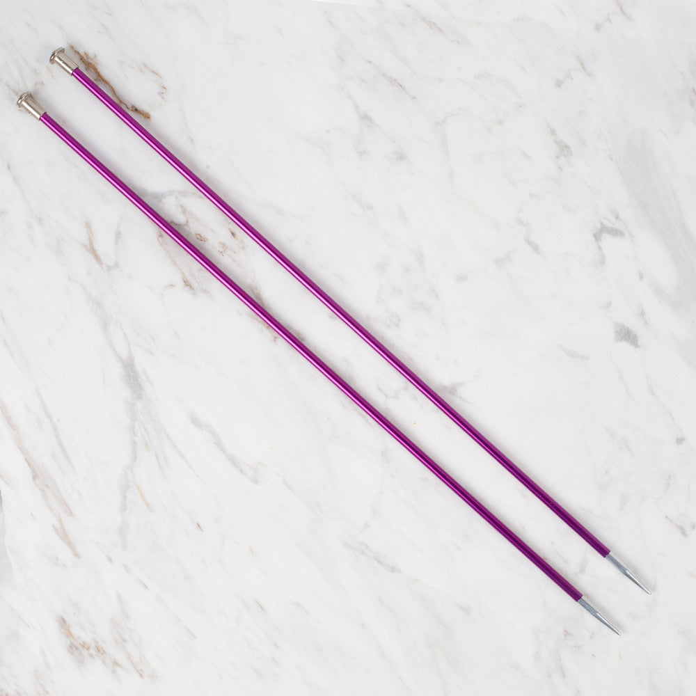 Loren Rythm Knitting Needle, Metal, 4,5mm, Purple