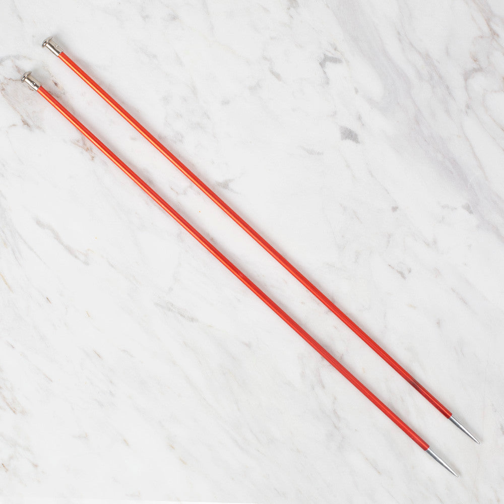 Loren Rythm Knitting Needle, Metal, 4,5mm, Red