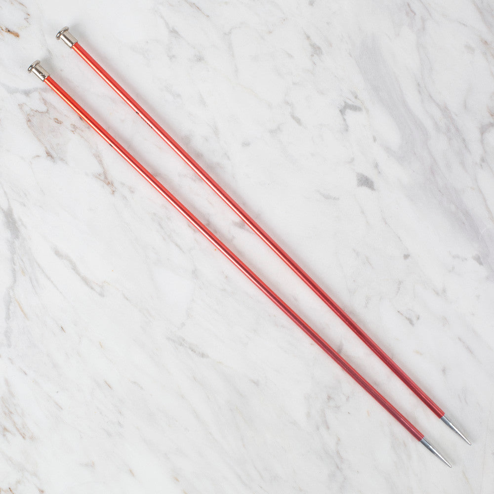 Loren Rythm Knitting Needle, Metal, 5mm, Red