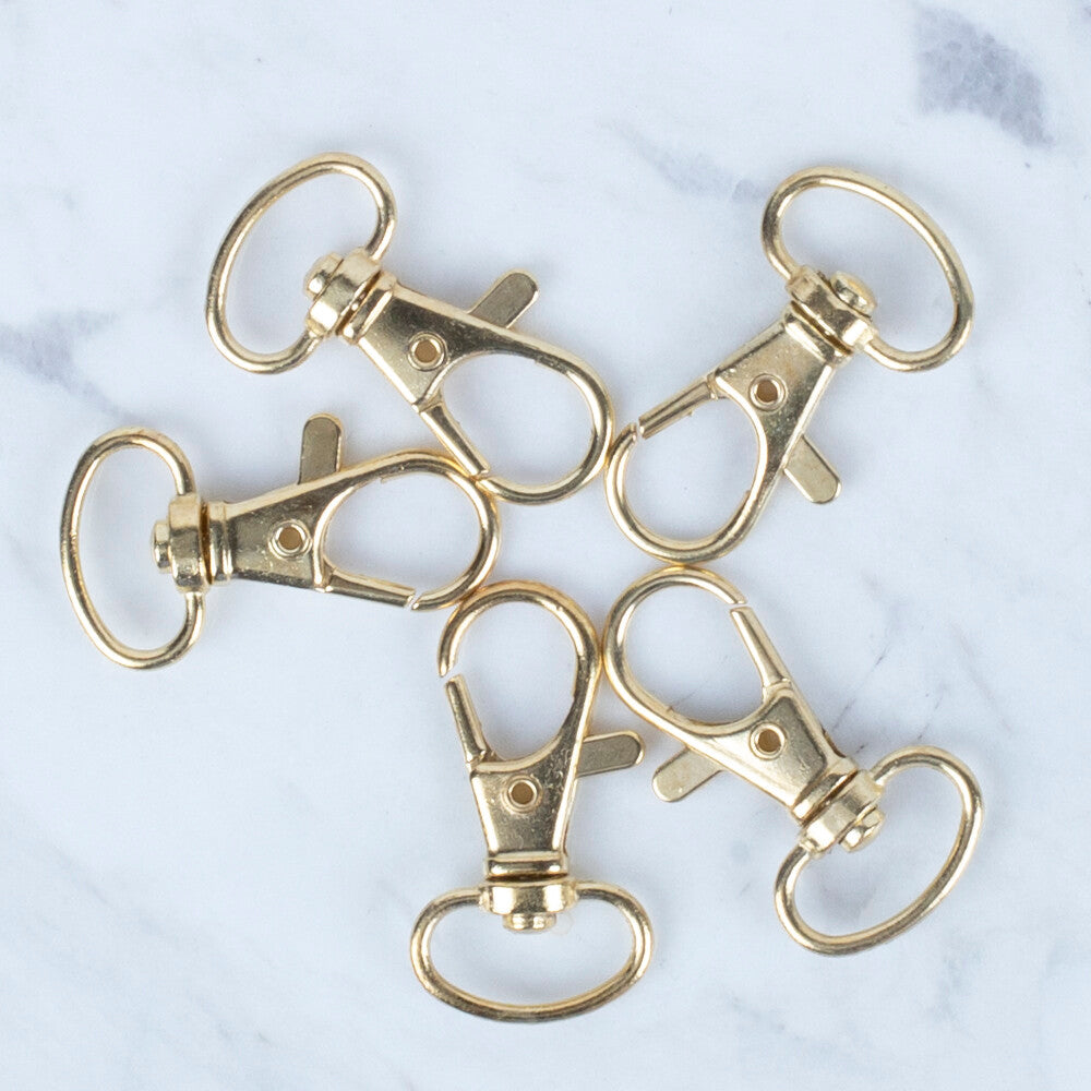 Loren Gold Clip for Keyholders in 5