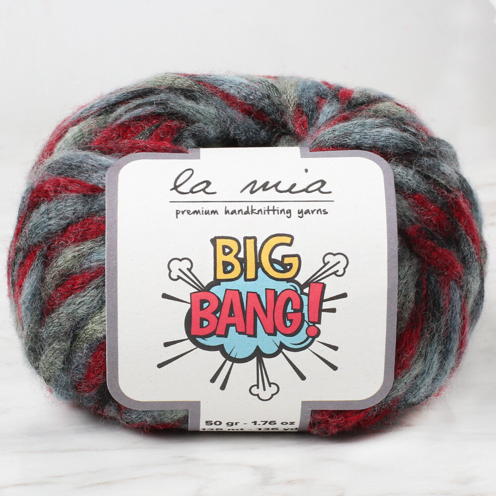 La Mia Big Bang Knitting Yarn, Variegated - LBN10