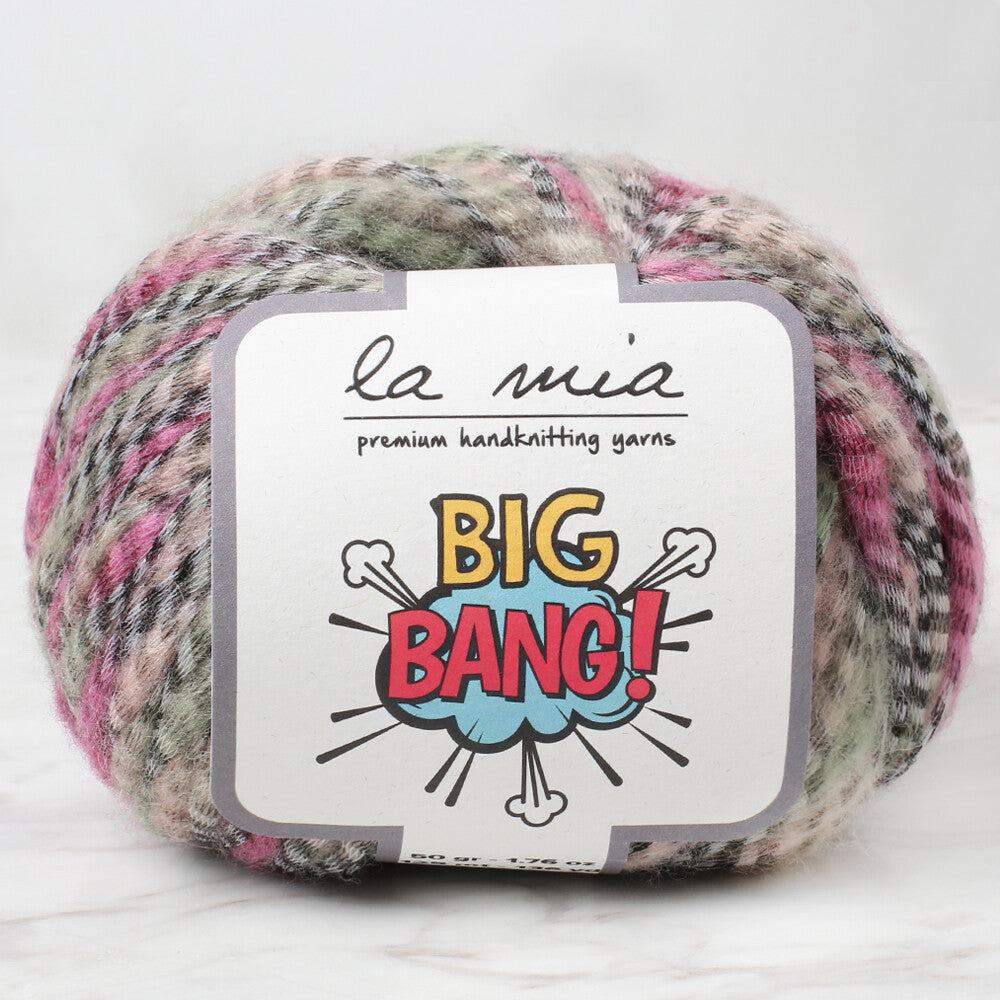 La Mia Big Bang Knitting Yarn, Variegated - LBN12