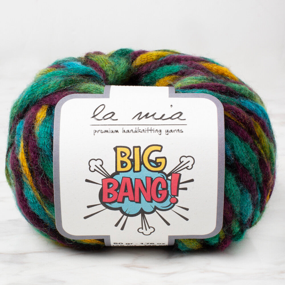 La Mia Big Bang Knitting Yarn, Variegated - LBN23