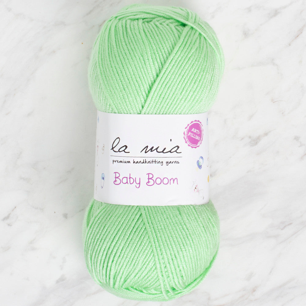 La Mia Baby Boom Yarn,  Light Green - 491
