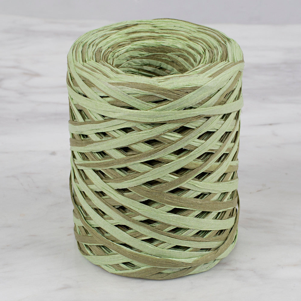 Loren Natural Raffia Paper Yarn, Variegated, 50 gr