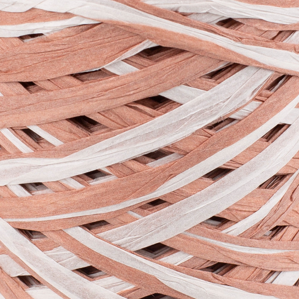 Loren Natural Raffia Paper Yarn, Variegated, 50 gr