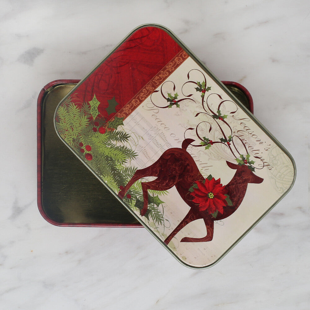 Loren Patterned Tin Storage Box