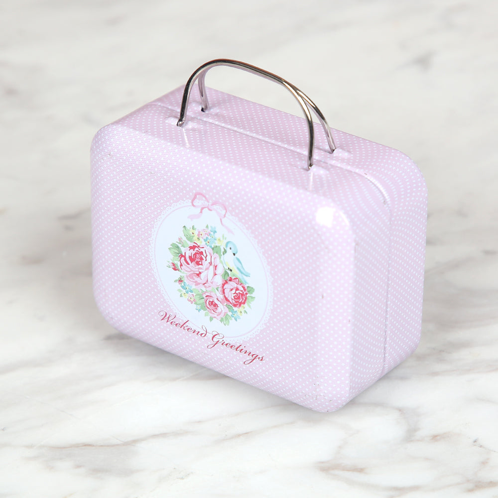 Nas Metal Storage Box Bag - Pink