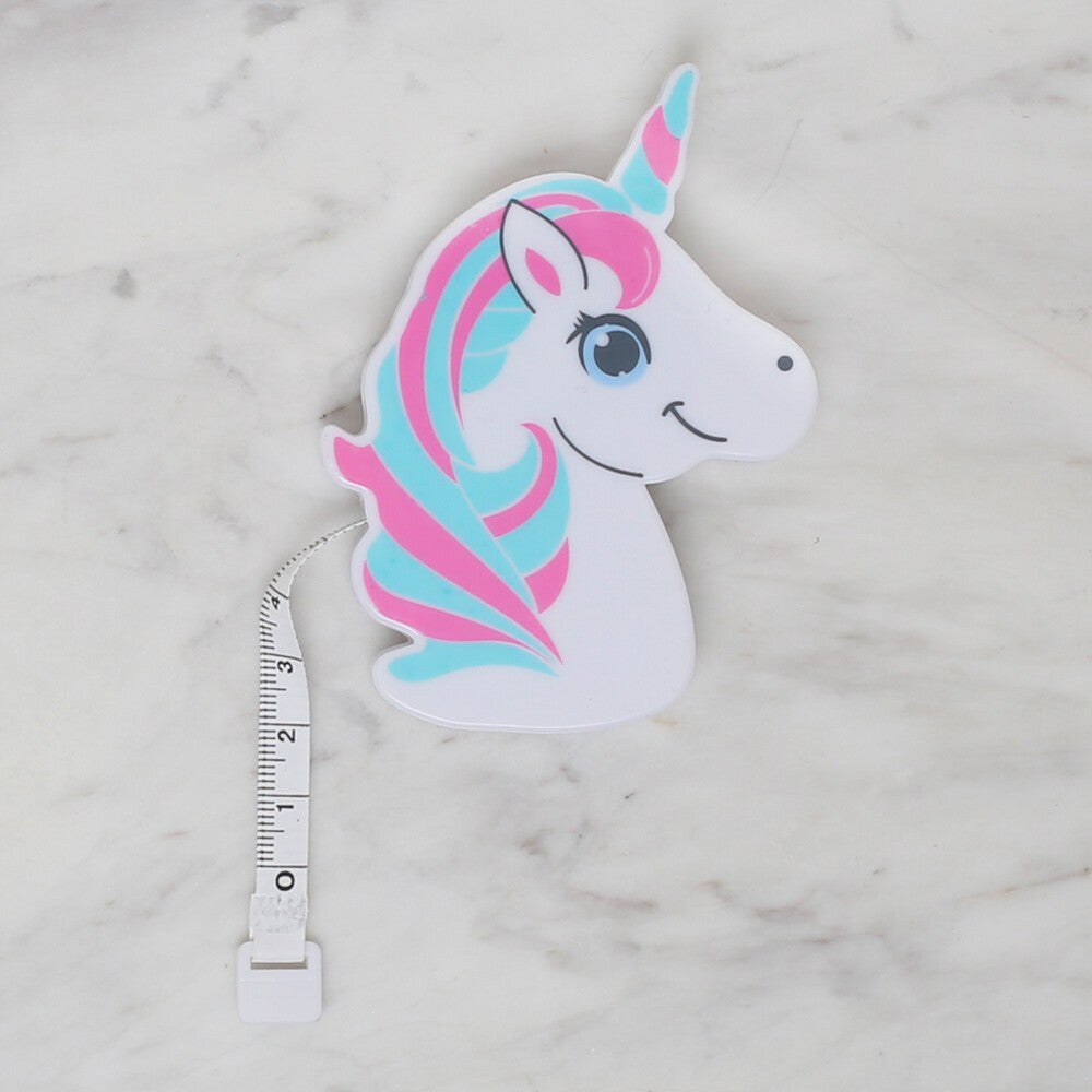 Loren Unicorn Tape Measure, Pink