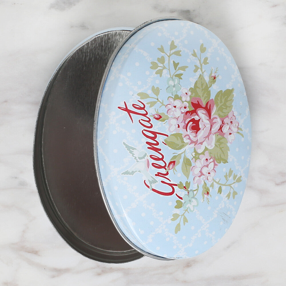 Loren Oval Shaped Tin Storage Box