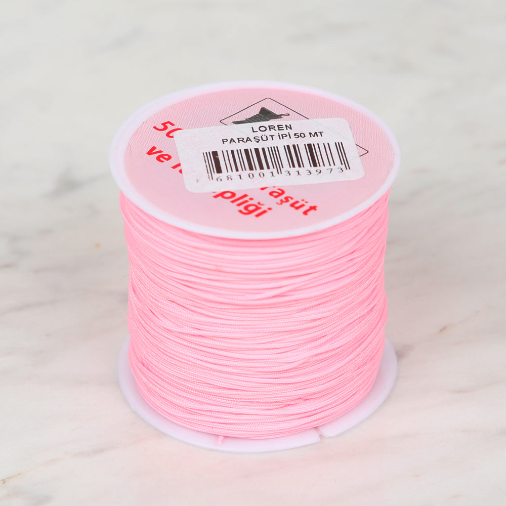 Loren 50 m Parachute Cord, Pink