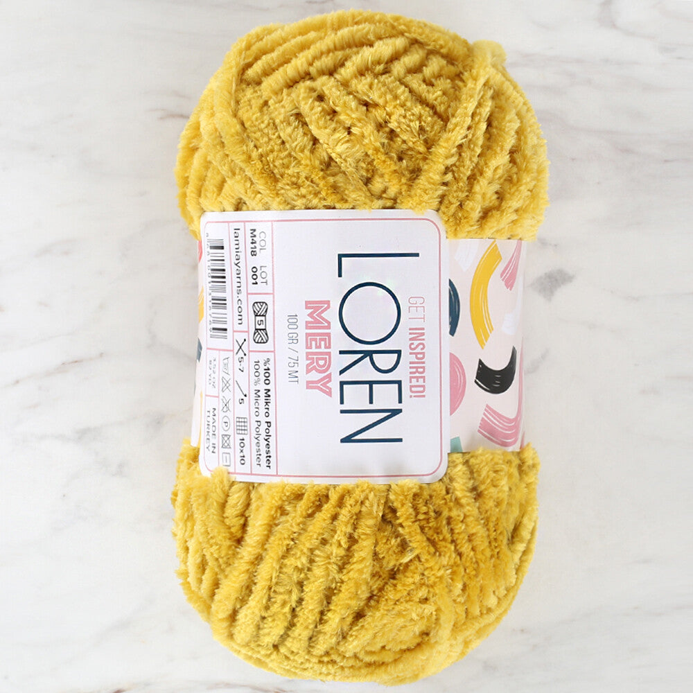 Loren Mery Yarn, Mustard - M409