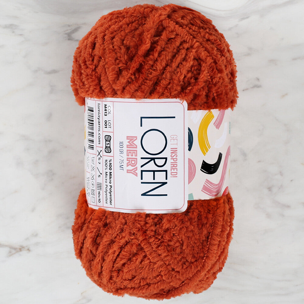 Loren Mery Yarn, Brick - M413