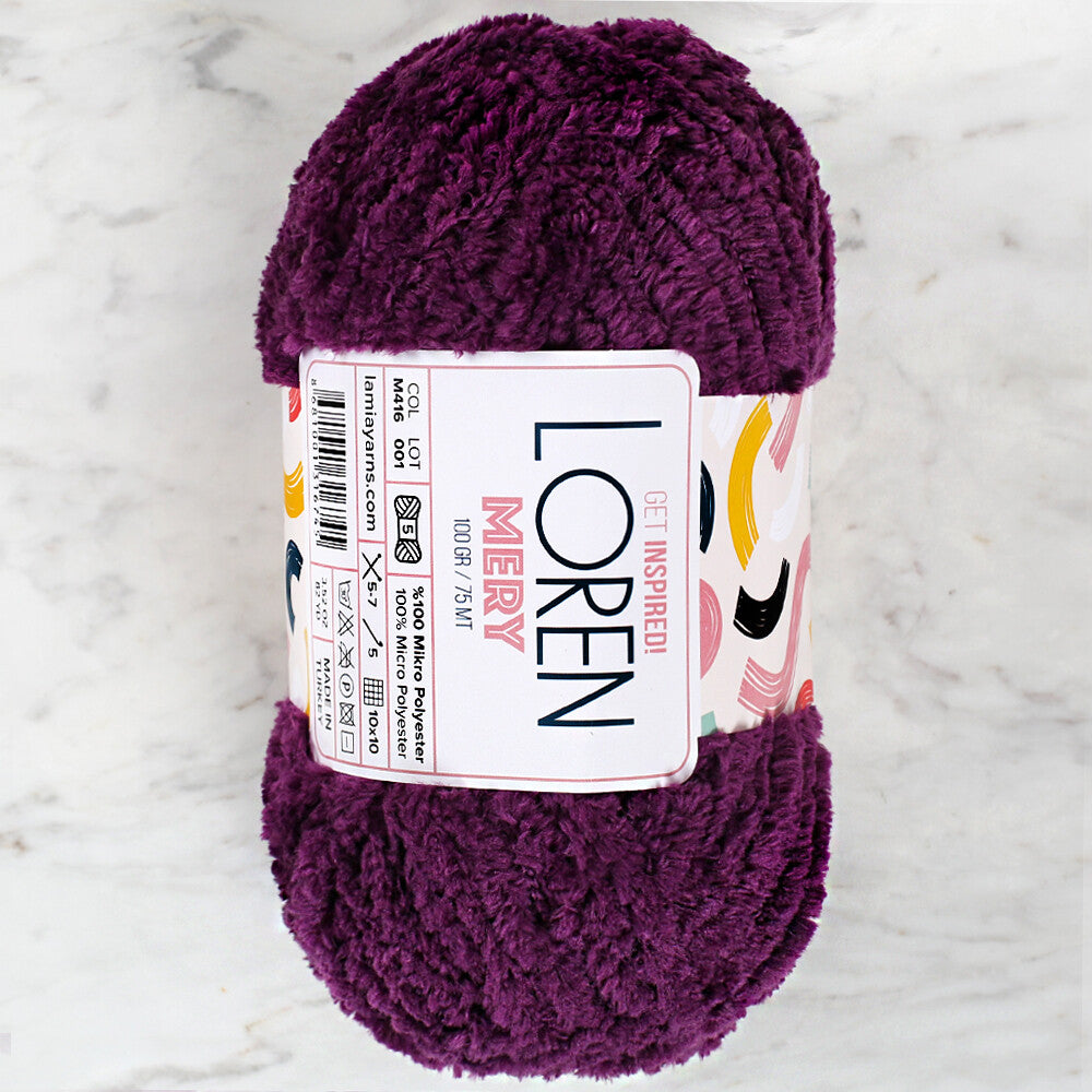 Loren Mery Yarn, Purple - M416