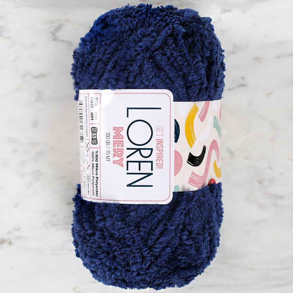 Loren Mery Yarn, Petrol Blue - M417