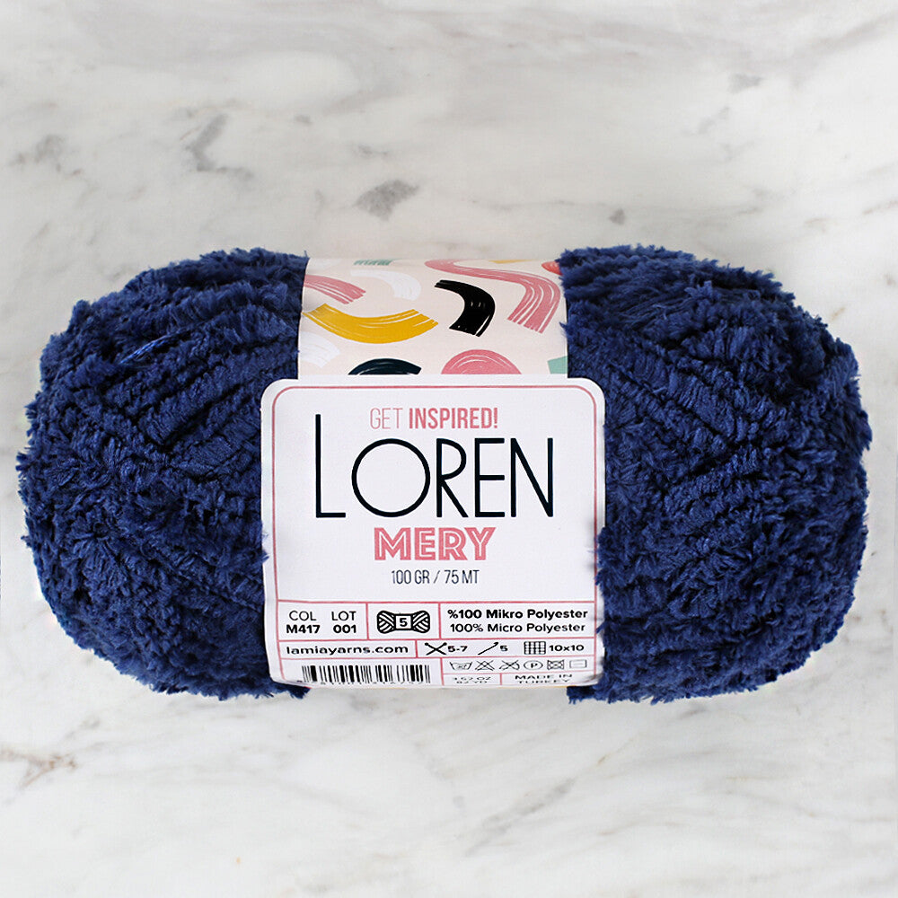 Loren Mery Yarn, Petrol Blue - M417