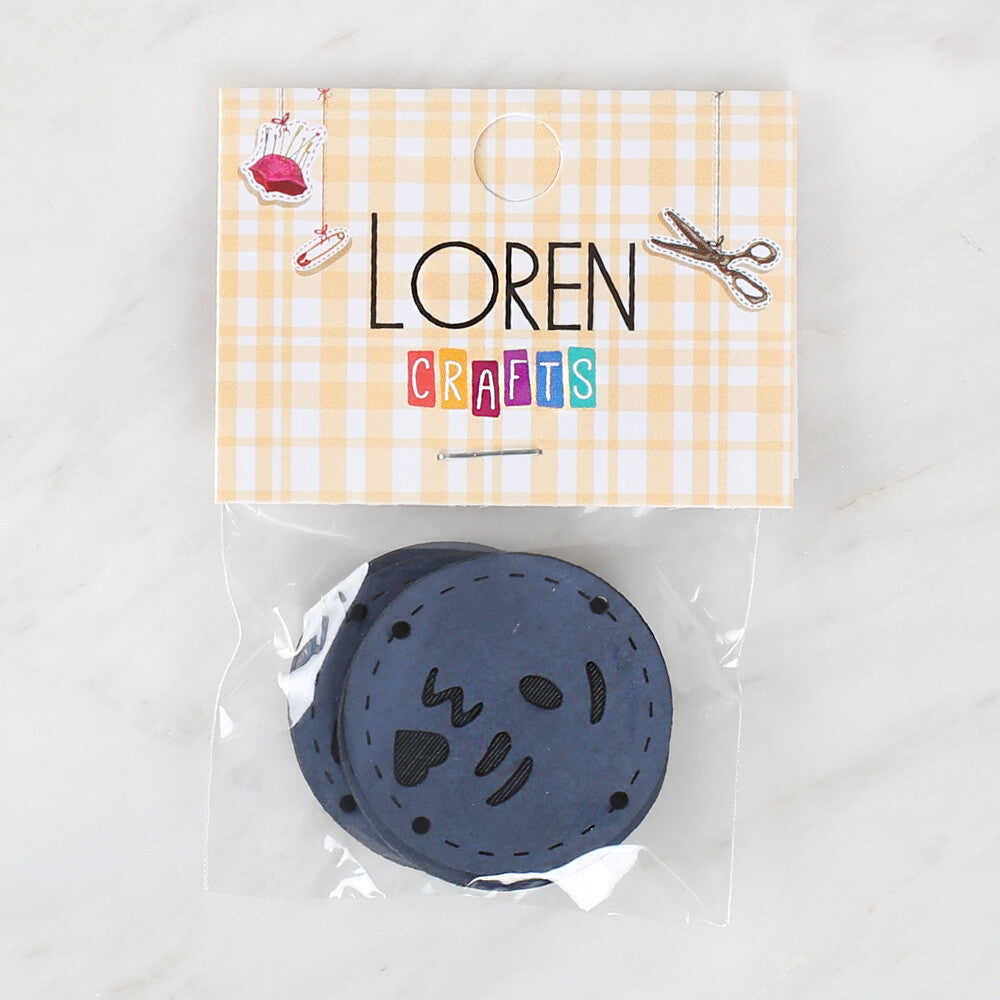 Loren Handmade Leather Button - 1511