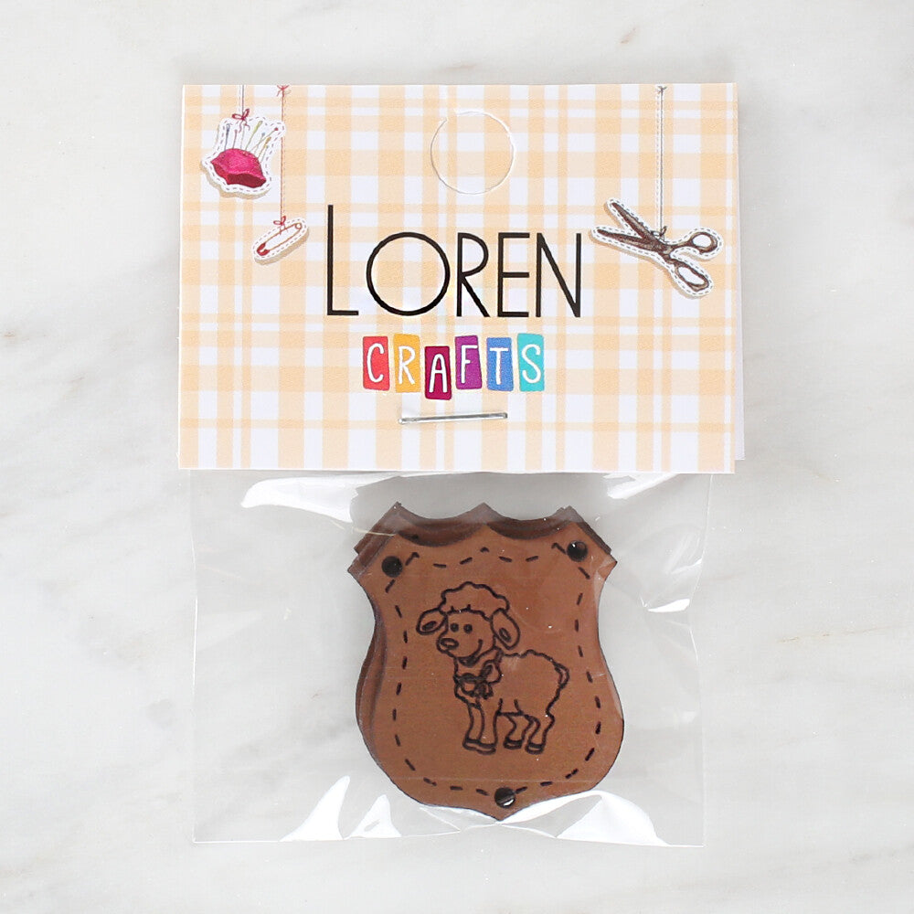 Loren Handmade Leather Button - 1517