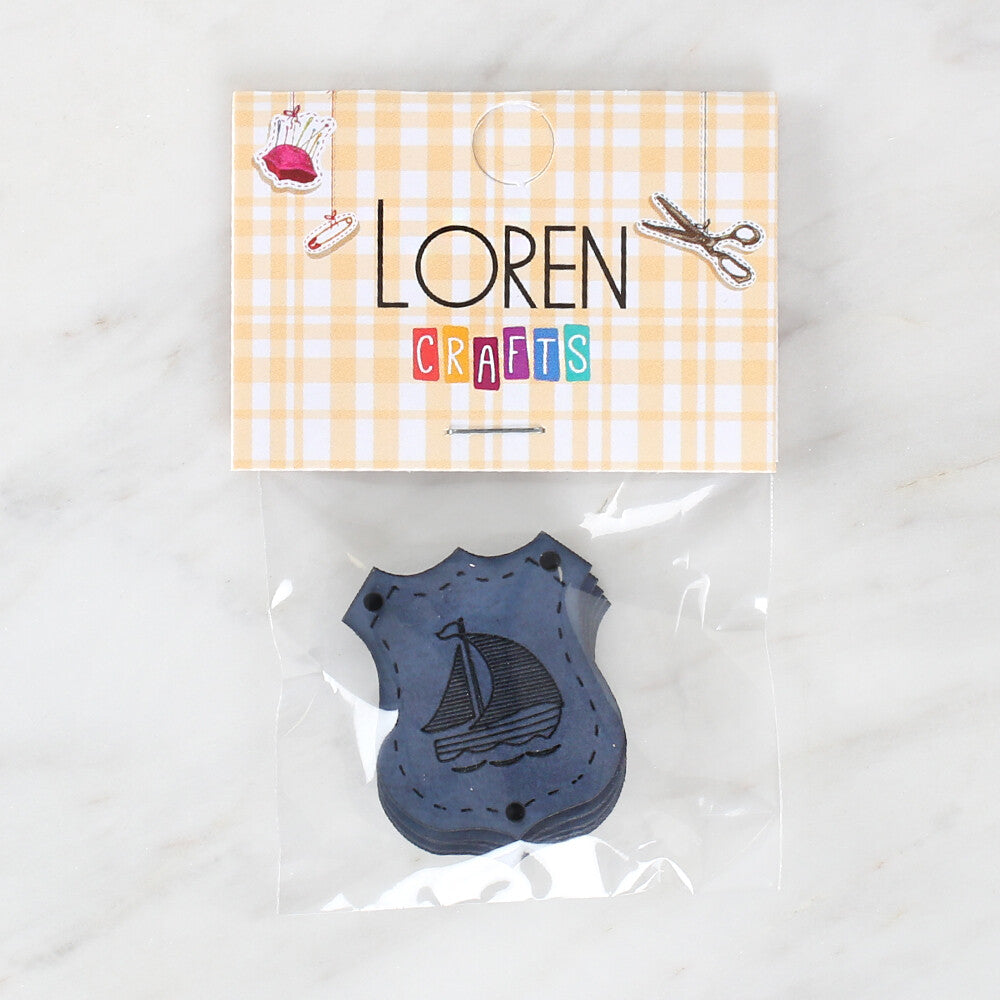 Loren Handmade Leather Button - 1524