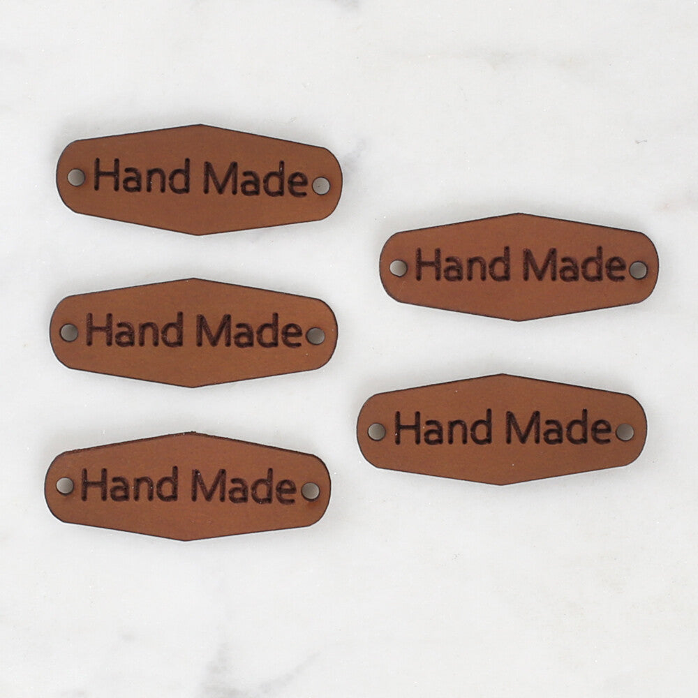 Loren Crafts 5 Pcs Handmade Leather Badge - 1548