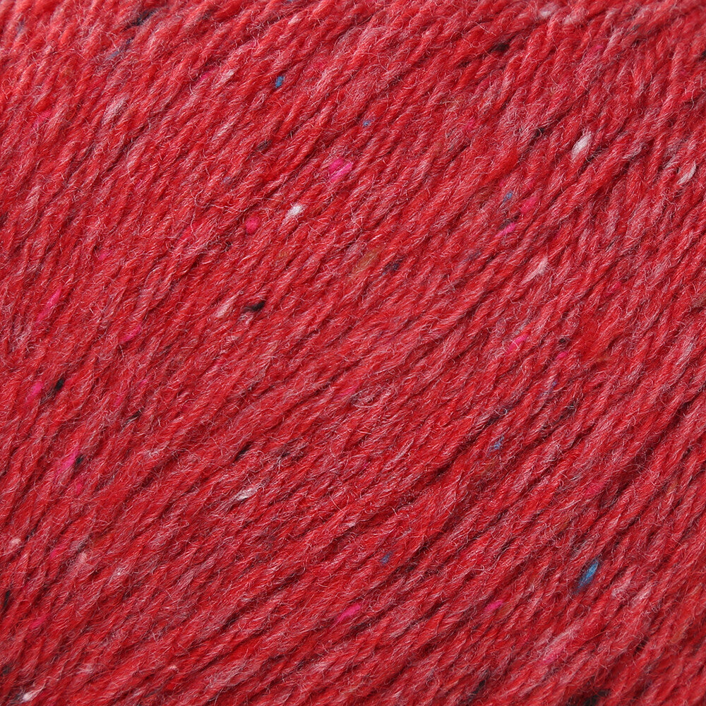 La Mia Re-Tweed Melange Yarn, Red - L165