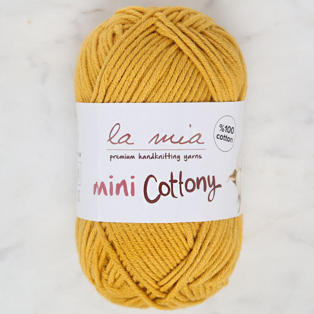 La Mia Mini Cottony 25 g Baby Yarn Mustard- L033