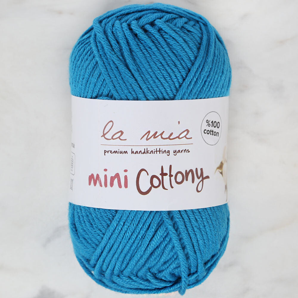 La Mia Mini Cottony 25 g Baby Yarn Blue - L034