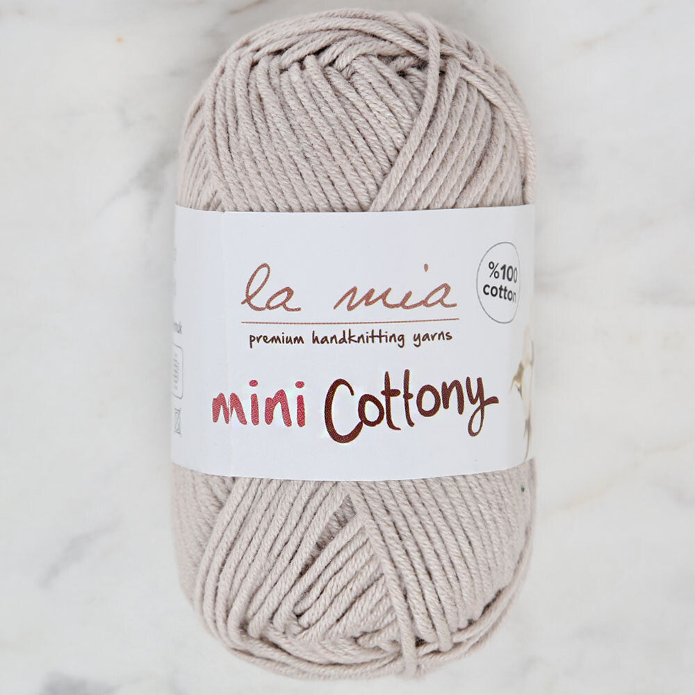 La Mia Mini Cottony 25 g Baby Yarn Beige - L035