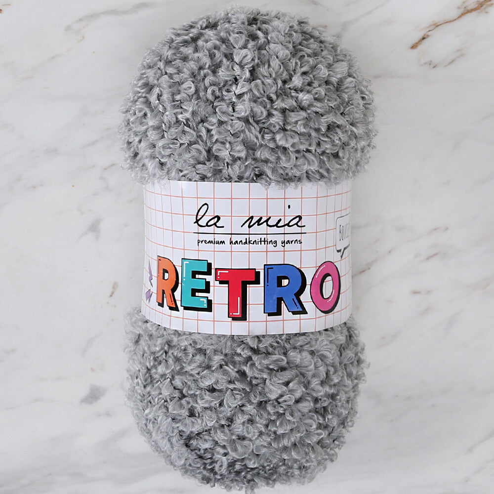 La Mia Retro Yarn, Grey - LM6805