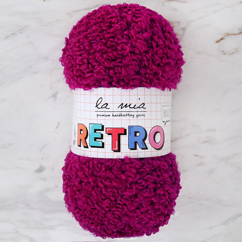 La Mia Retro Yarn, Fuchsia - LM4153