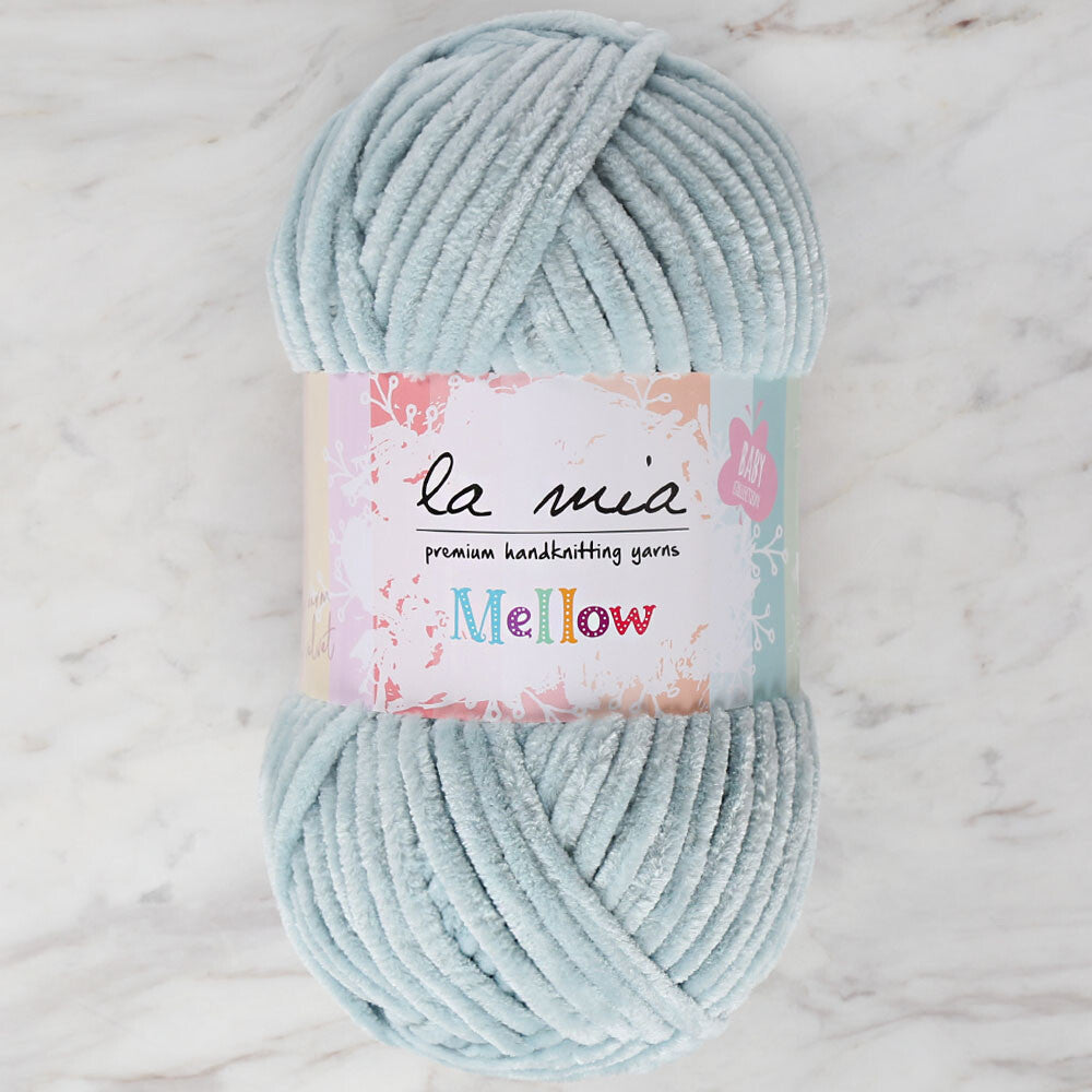 La Mia Mellow Chenille Yarn, Green - 951