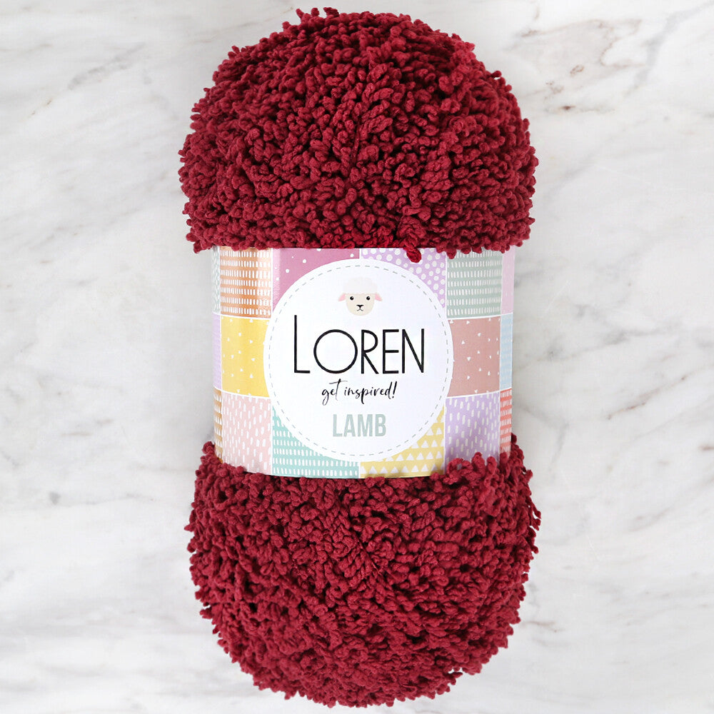 Loren Lamb Baby Yarn, Purple - R014