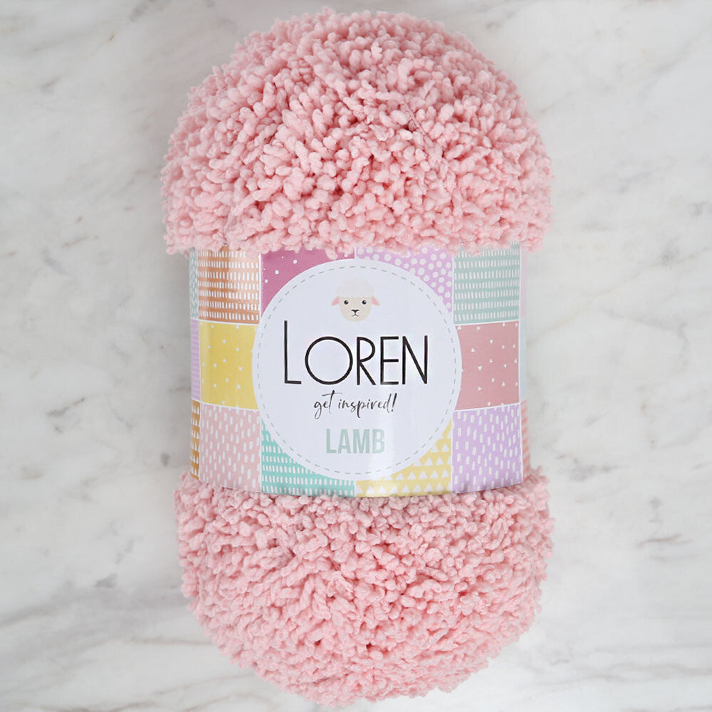 Loren Lamb Baby Yarn, Pink- R079