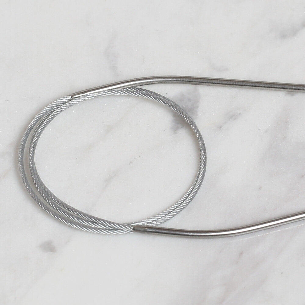 Loren Crafts 2mm 60 cm Steel Circular Knitting Needle