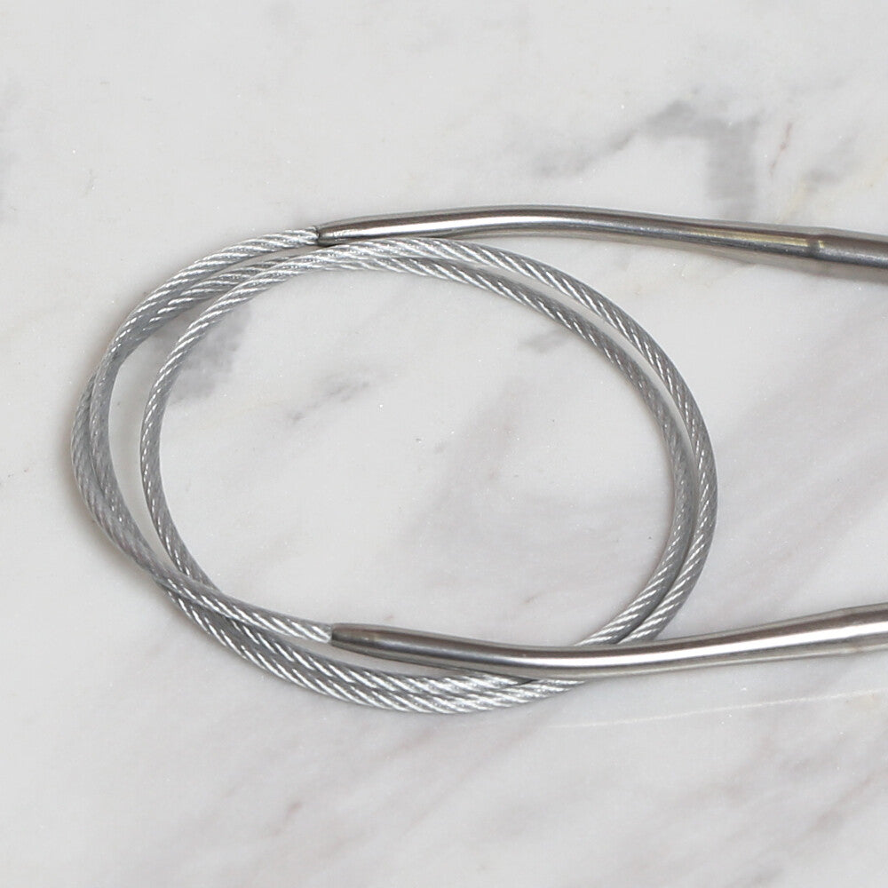 Loren Crafts 3.5mm 60 cm Steel Circular Knitting Needle