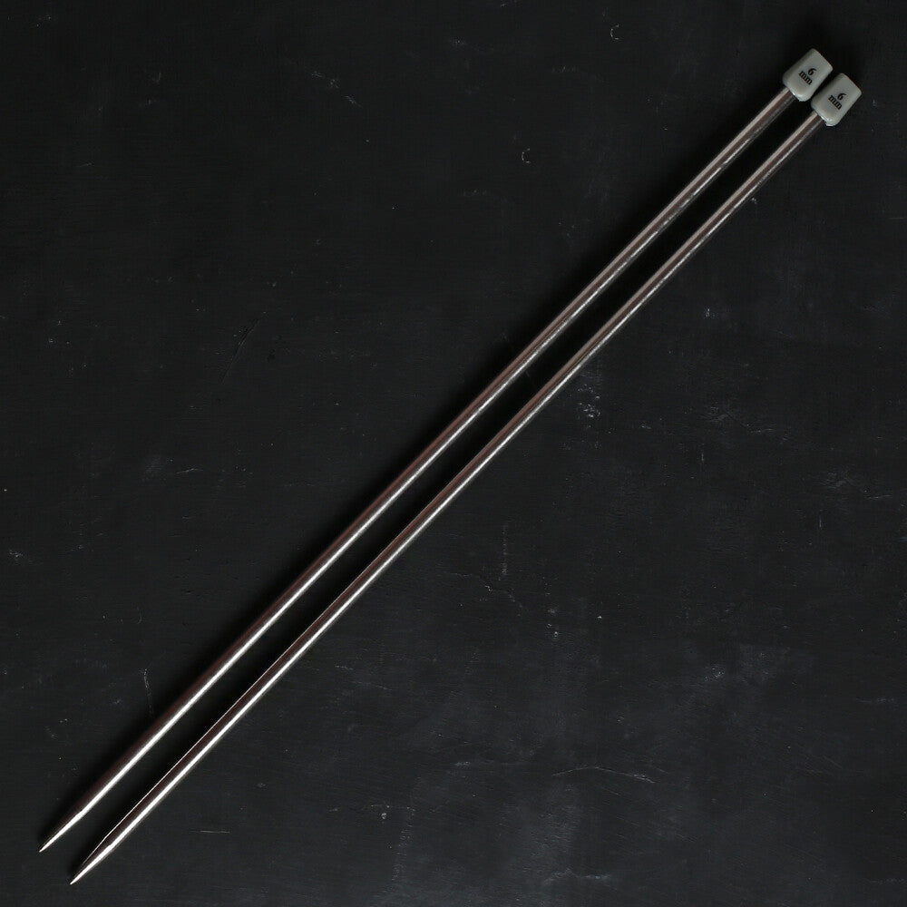 Loren Crafts 6mm 35 cm Titanium Knitting Needle