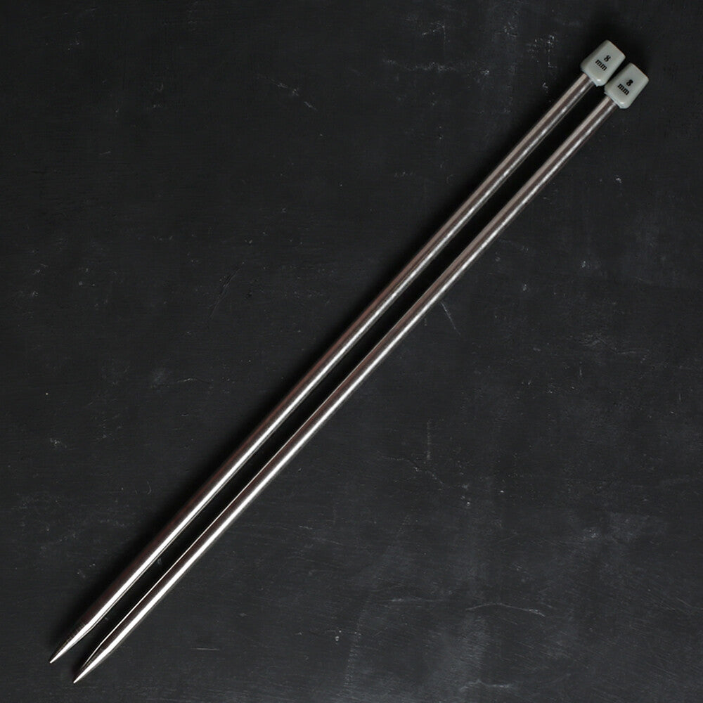 Loren Crafts 8mm 35 cm Titanium Knitting Needle