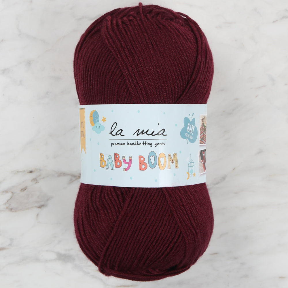 La Mia Baby Boom Yarn, Claret - 110