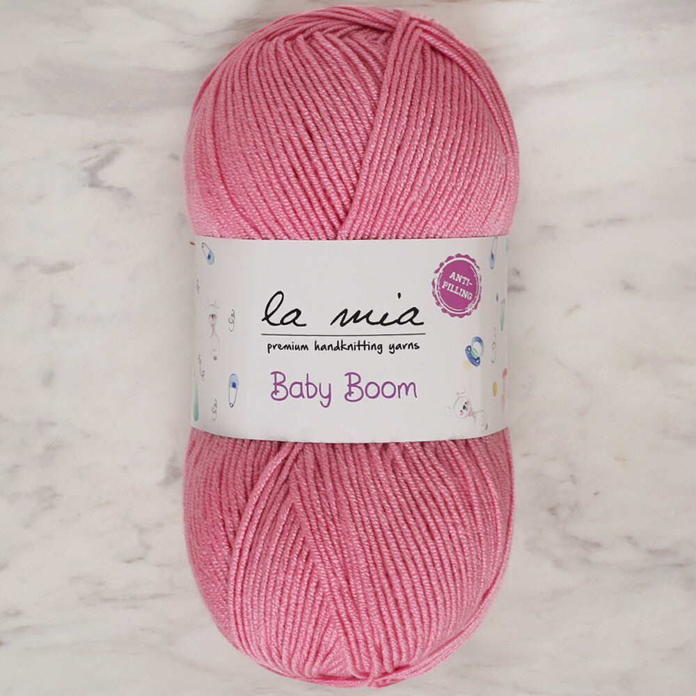 La Mia Baby Boom Yarn, Pink - 744