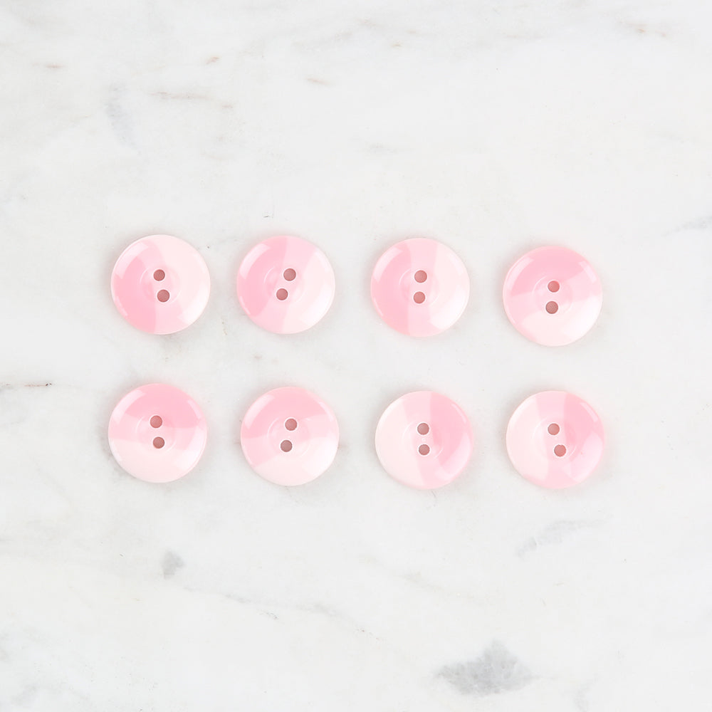 Loren Crafts 8 Pack Button, Pink - 1123