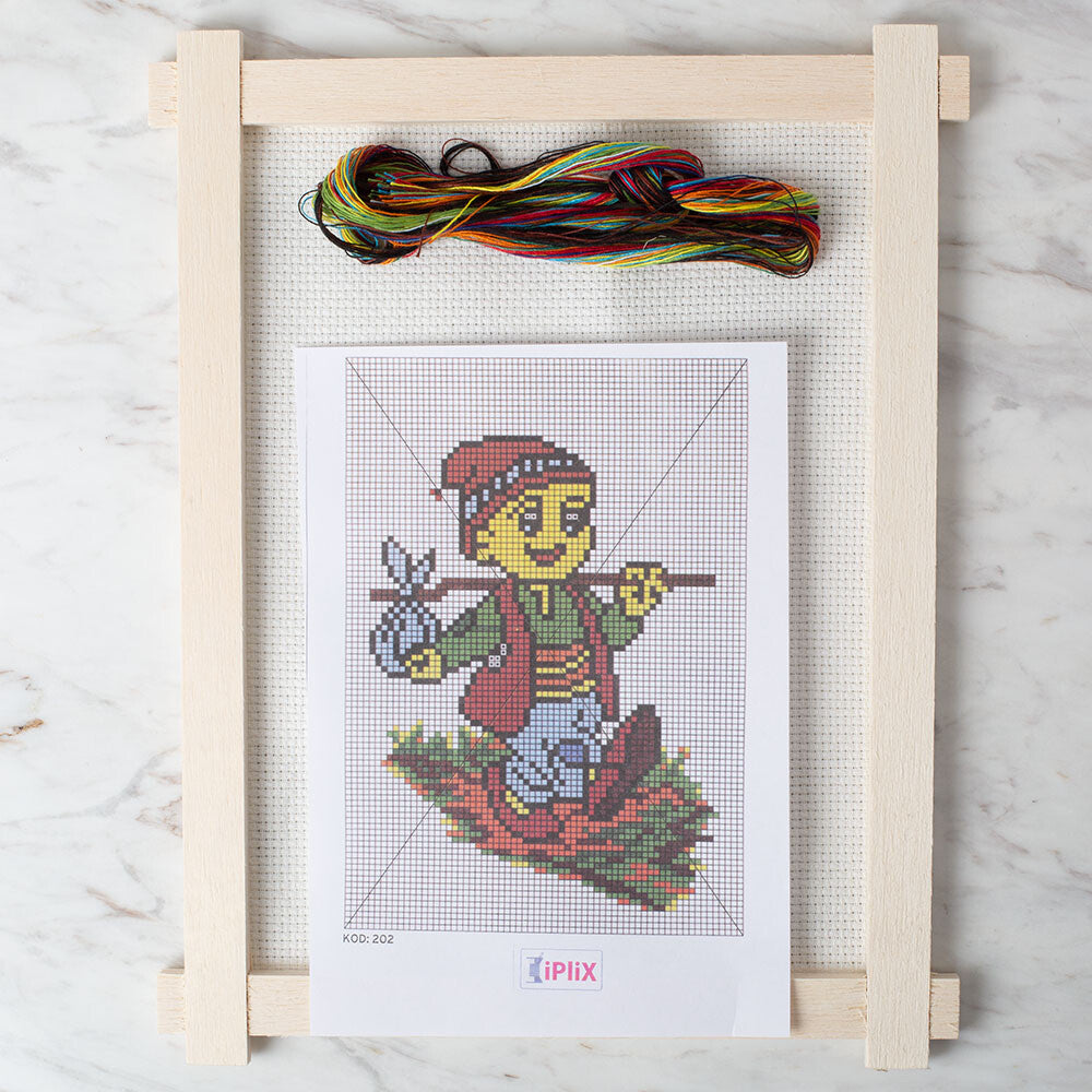 Loren Cross Stitch Kit, Keloğlan - 202