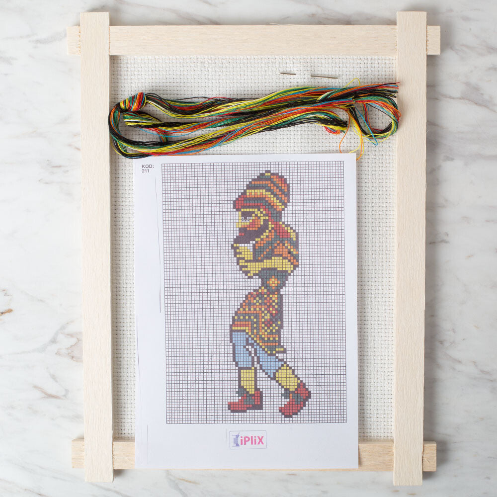 Loren Cross Stitch Kit, Hacivat - 211