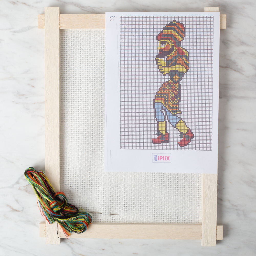 Loren Cross Stitch Kit, Hacivat - 211