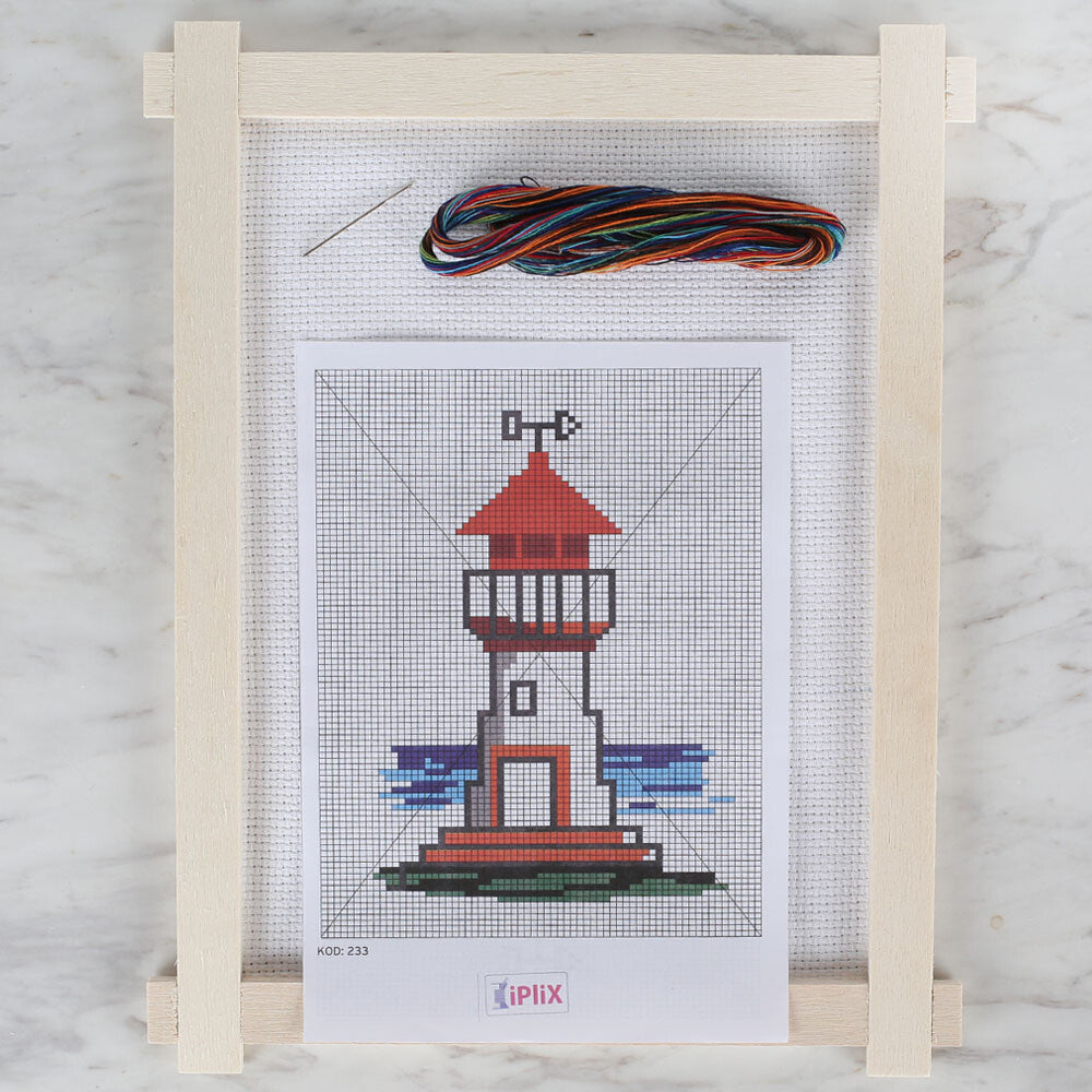 Loren Cross Stitch Kit, Light House - 233