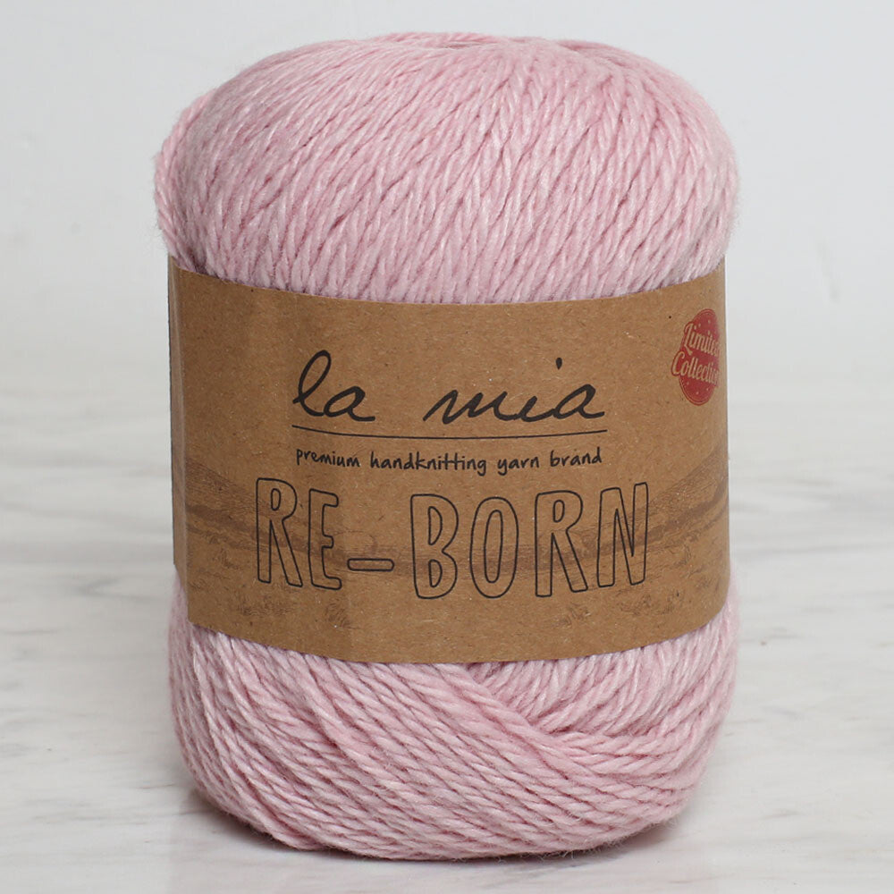 La Mia Re-Born Yarn, Light Pink - L101