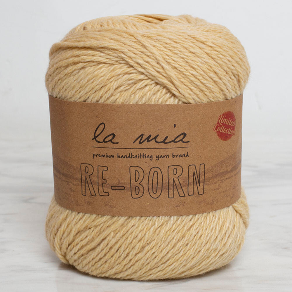 La Mia Re-Born Yarn, Yellow - L124